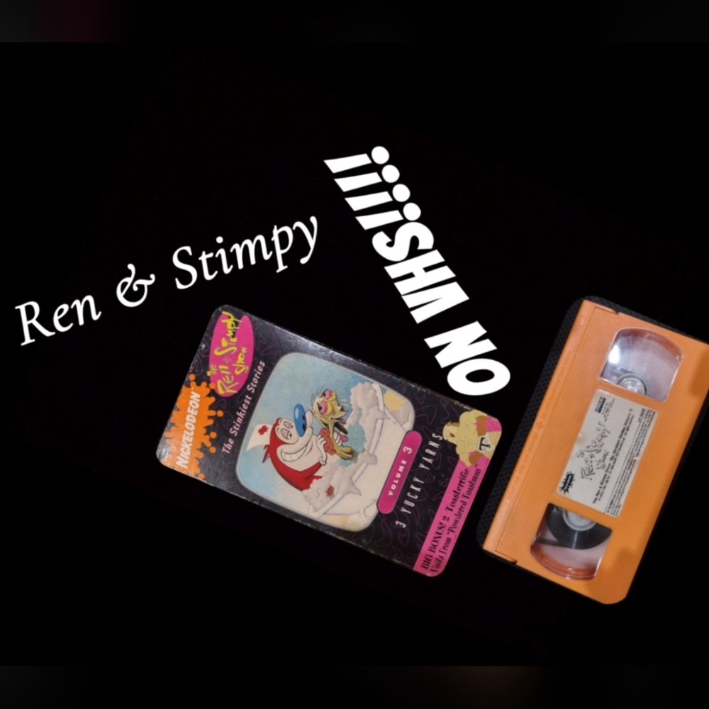 93' Ren & Stimpy VHS  Stinkiest Stories Volume 3 Yucky Yarns- Ren's Toothache